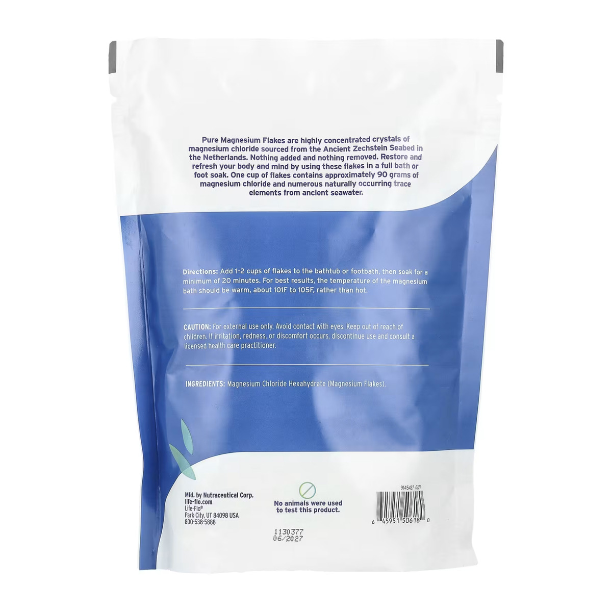 Pure Magnesium Flakes - 1.65lb (26.4oz). Фото 4