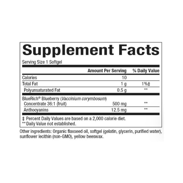 BlueRich 500mg - 90 softgels. Фото 2
