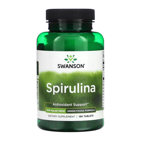 Spirulina 500mg - 180 tabs. Фото 3