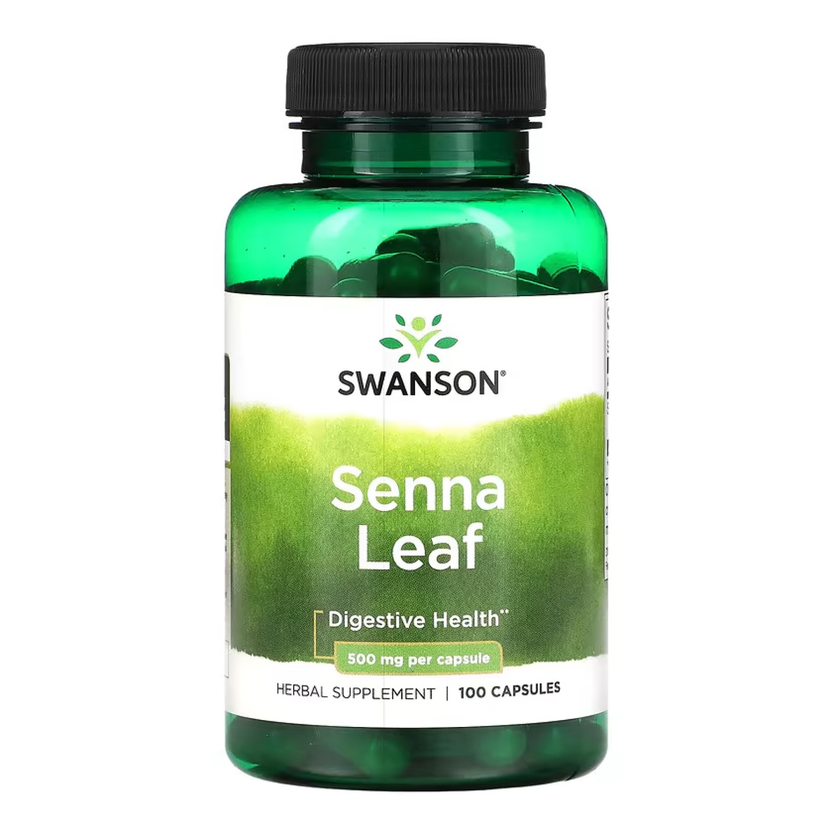 Senna Leaf 500mg - 100 сaps. Фото 3
