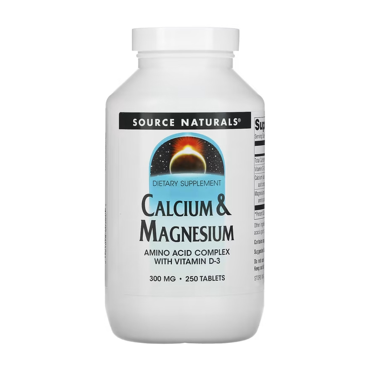 Calcium & Magnesium 300mg - 250 tabs. Фото 3