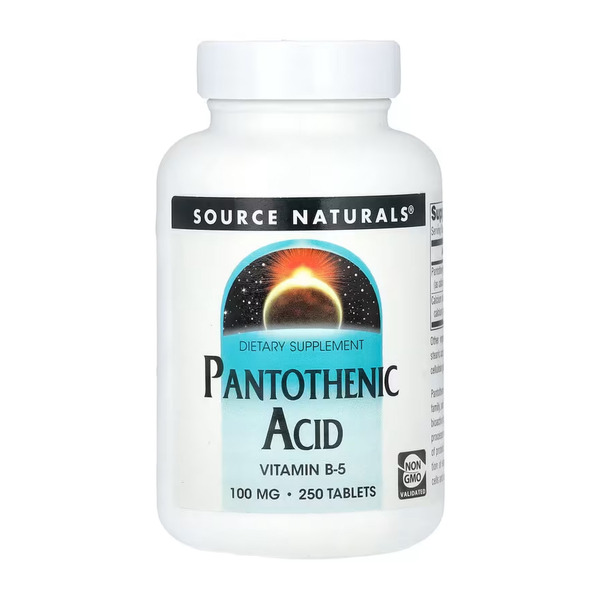 Pantothenic Acid 100 mg - 250 tabs. Фото 3