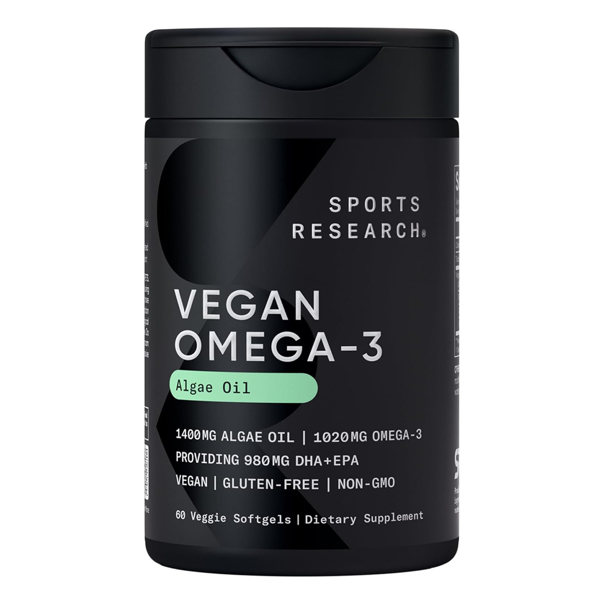 Vegan Omega-3 1400mg - 60 softgels. Фото 3