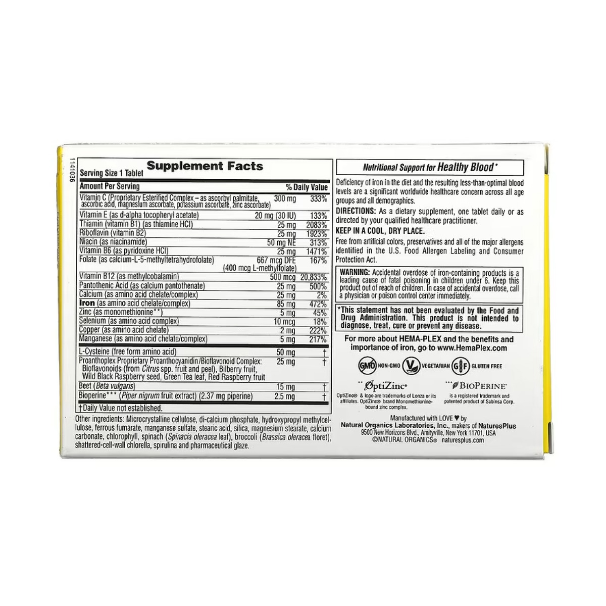 Hema-Plex -10 tabs. Фото 2