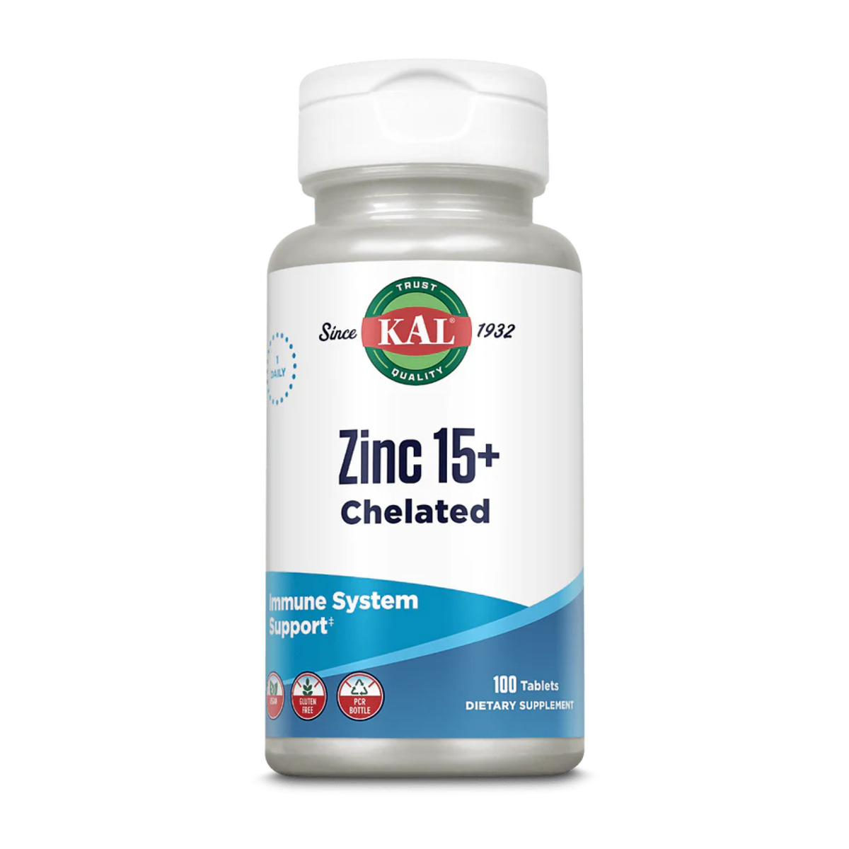 Zinc 15+ Chelated - 100 tabs. Фото 3