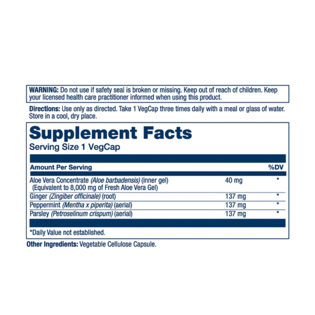 Super Aloe Vera Gel 8000mg - 100 vcaps. Фото 2