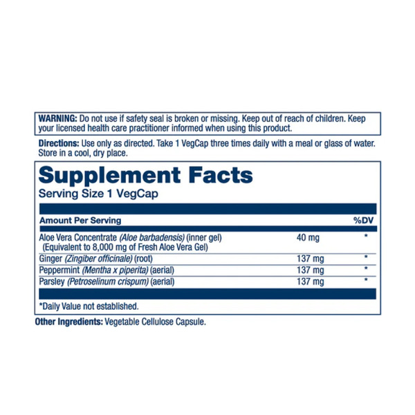 Super Aloe Vera Gel 8000mg - 100 vcaps. Фото 4