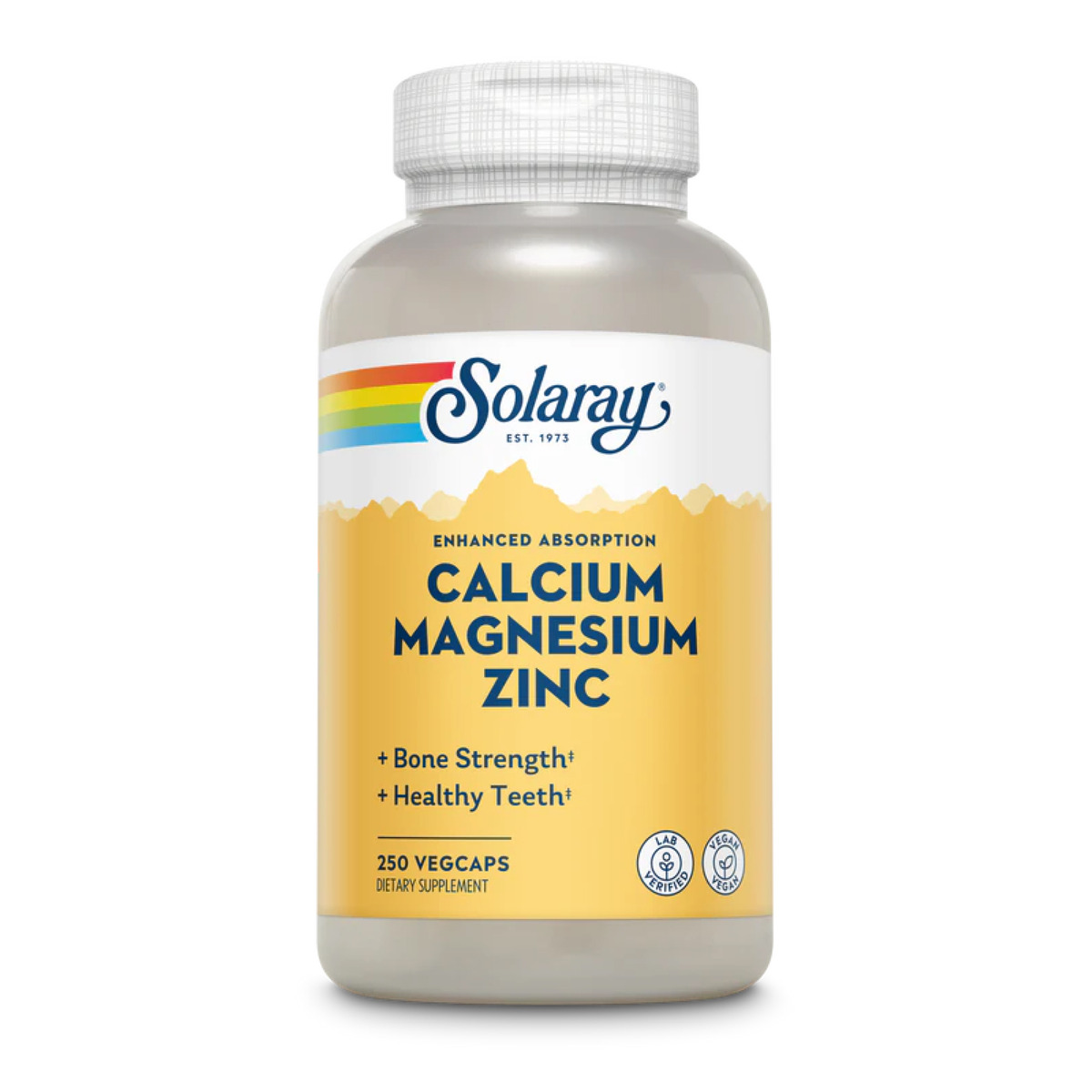 Calcium Magnesium Zinc - 250 vcaps. Фото 3