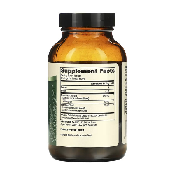 Fermented Chlorella - 450 tabs. Фото 4