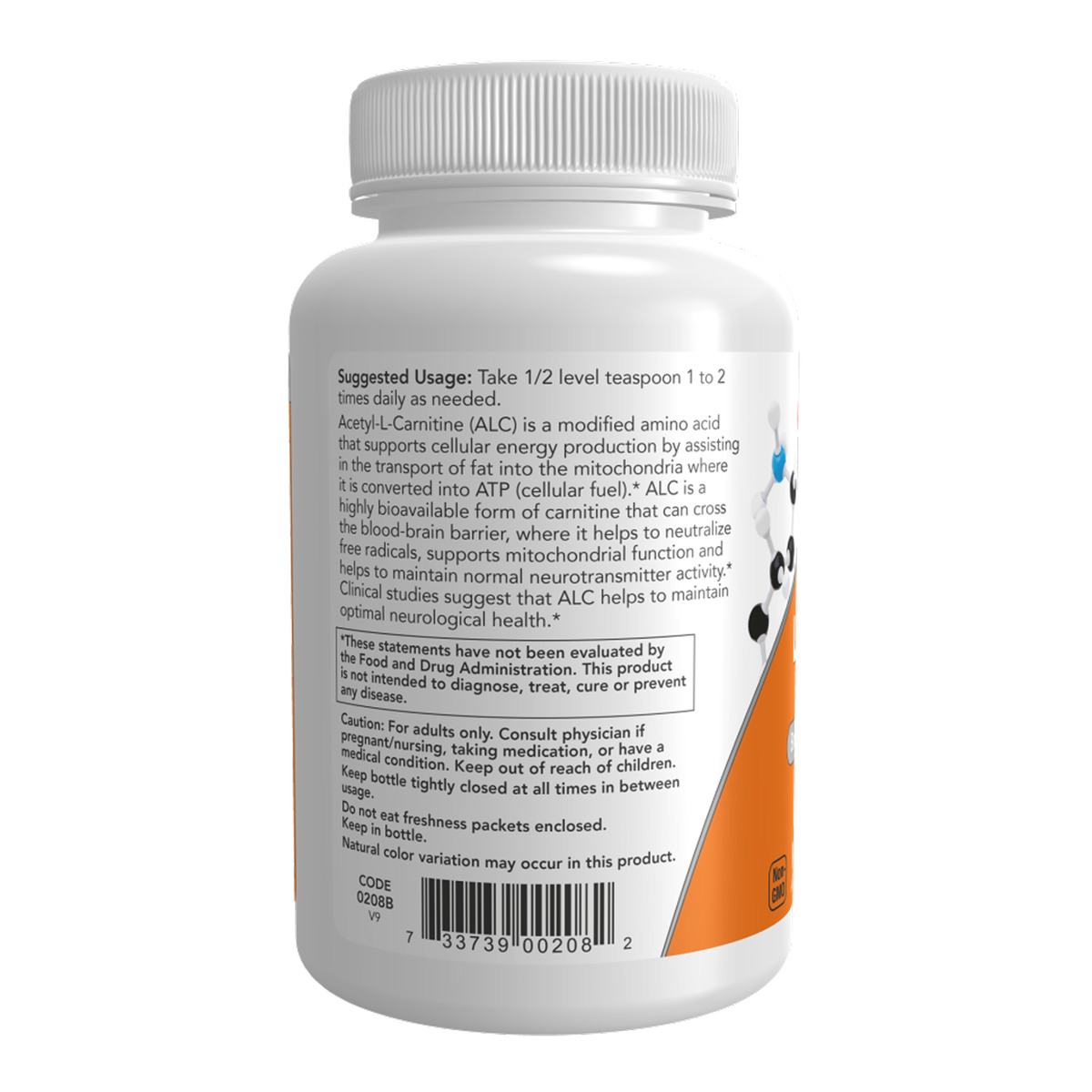 Acetyl L-Carnitine Pure Powder - 85g. Фото 6