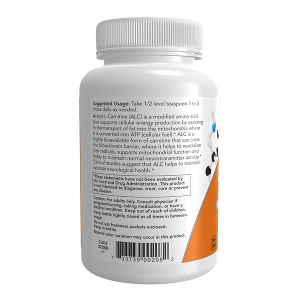 Acetyl L-Carnitine Pure Powder - 85g. Фото 6