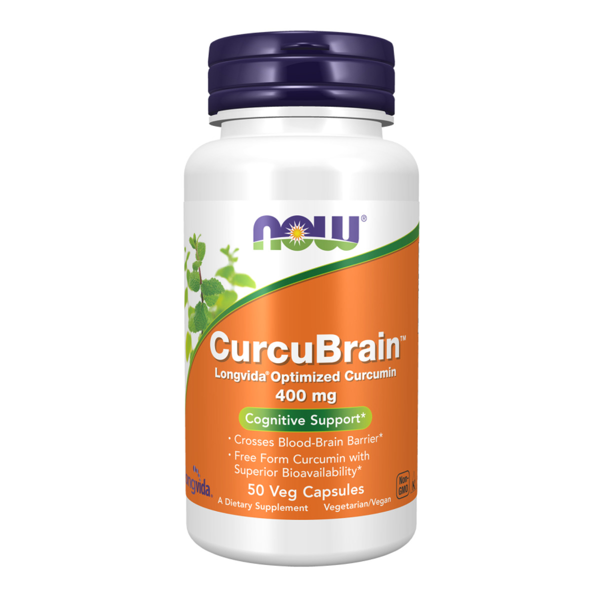 CurcuBrain™ 400mg - 50 vcaps. Фото 4
