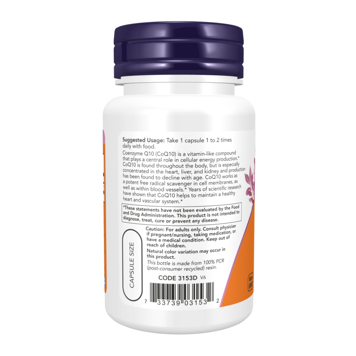 CoQ10 60mg - 180 vcaps. Фото 6