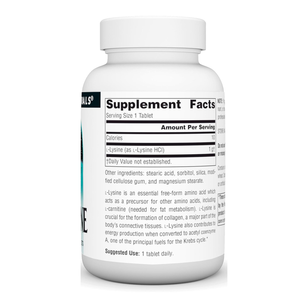 L-Lysine 1000mg - 50 tabs. Фото 2