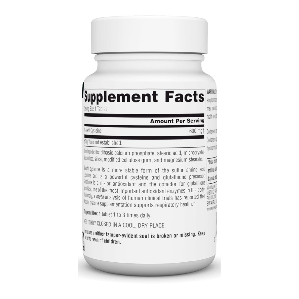 N-Acetyl Cysteine 1000mg - 60 tabs. Фото 4