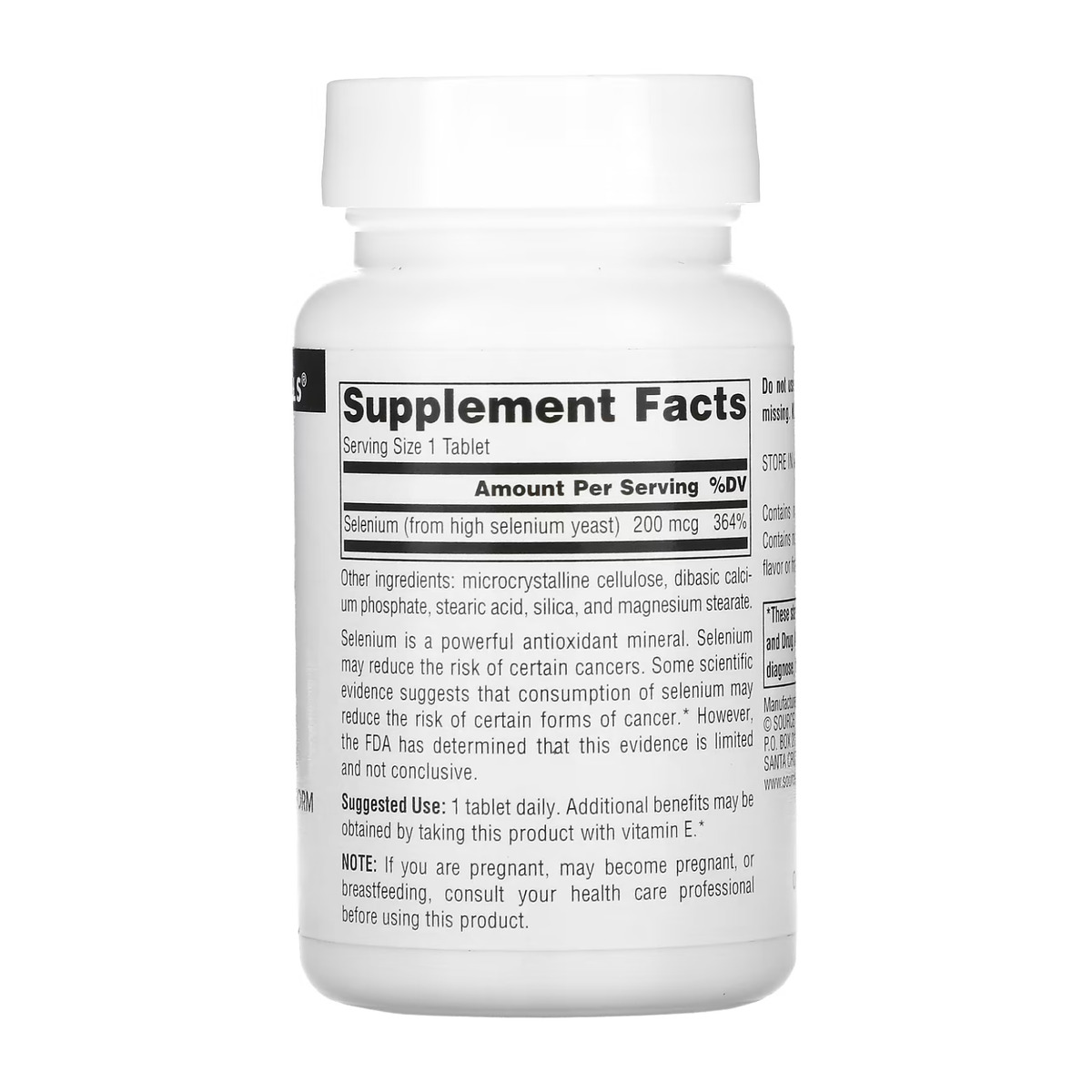 Selenium 200mcg - 60 tabs. Фото 2