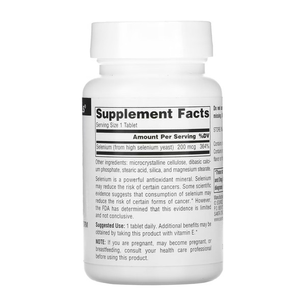 Selenium 200mcg - 60 tabs. Фото 4