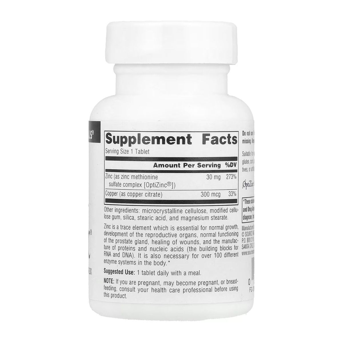 OptiZinc® - 60 tabs. Фото 2