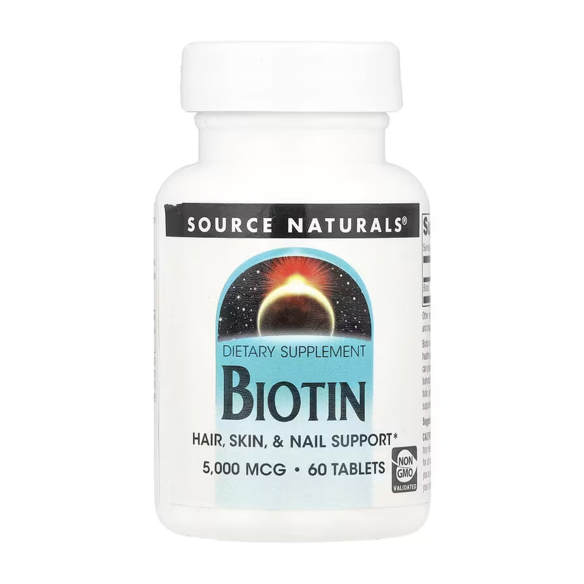 Biotin 5000mcg - 60 tabs. Фото 3