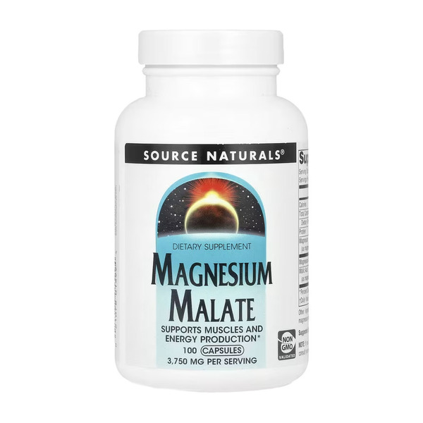 Magnesium Malate 625mg - 100 caps. Фото 3