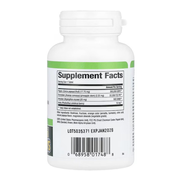 Papaya Enzymes - 60 tabs. Фото 2