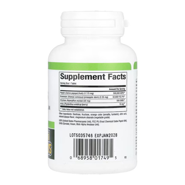 Papaya Enzymes - 120 tabs. Фото 2