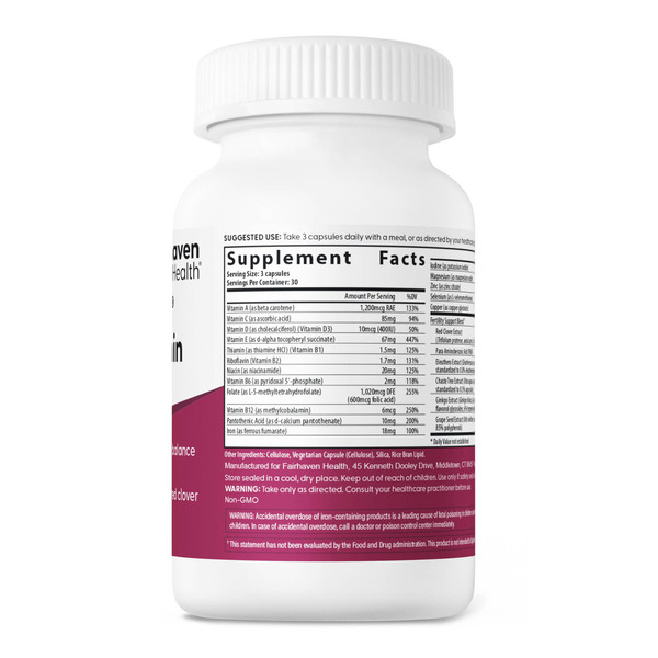 FertilAid® Multivitamin For Women - 90 caps. Фото 2