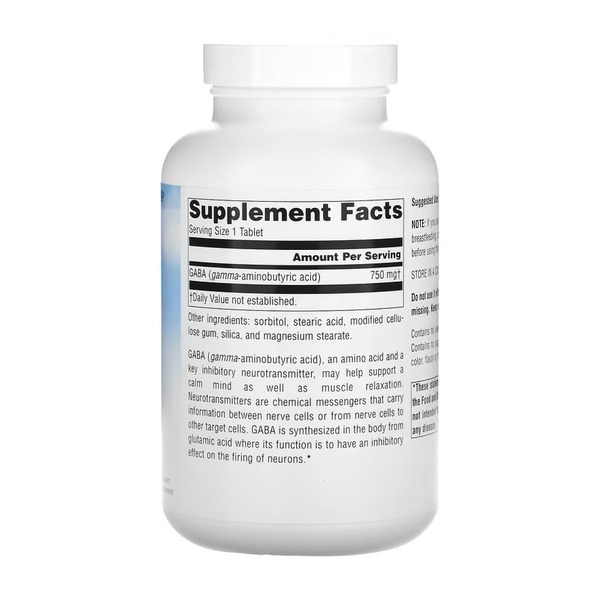 Serene Science® GABA 750 mg - 180 tabs. Фото 4