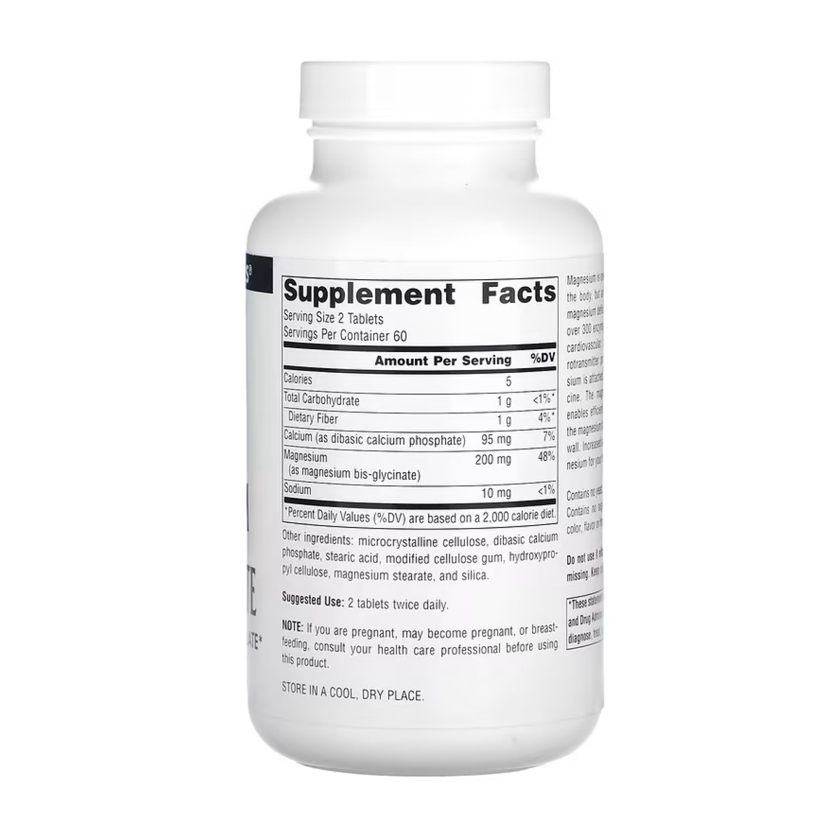Magnesium Bis-Glycinate - 120 tabs. Фото 2