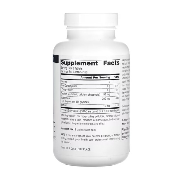 Magnesium Bis-Glycinate - 120 tabs. Фото 2