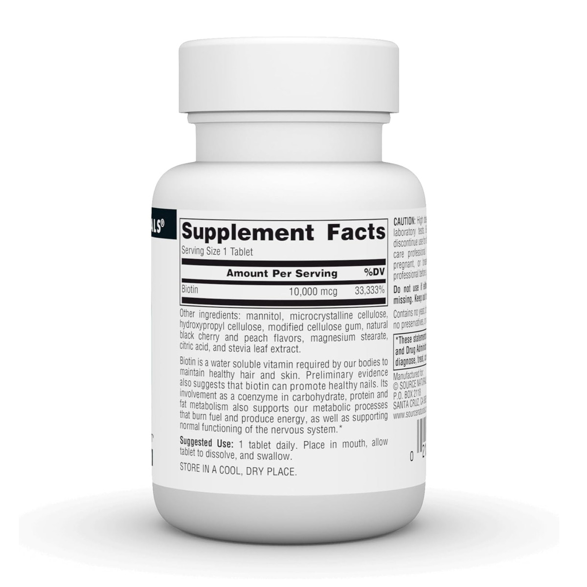 Biotin Fast Melt 10000 mcg - 120 tabs. Фото 4