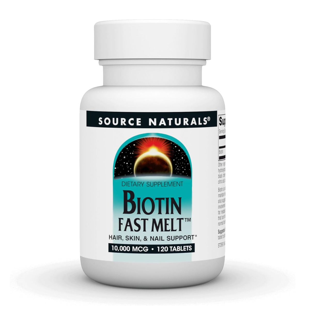 Biotin Fast Melt 10000 mcg - 120 tabs. Фото 3