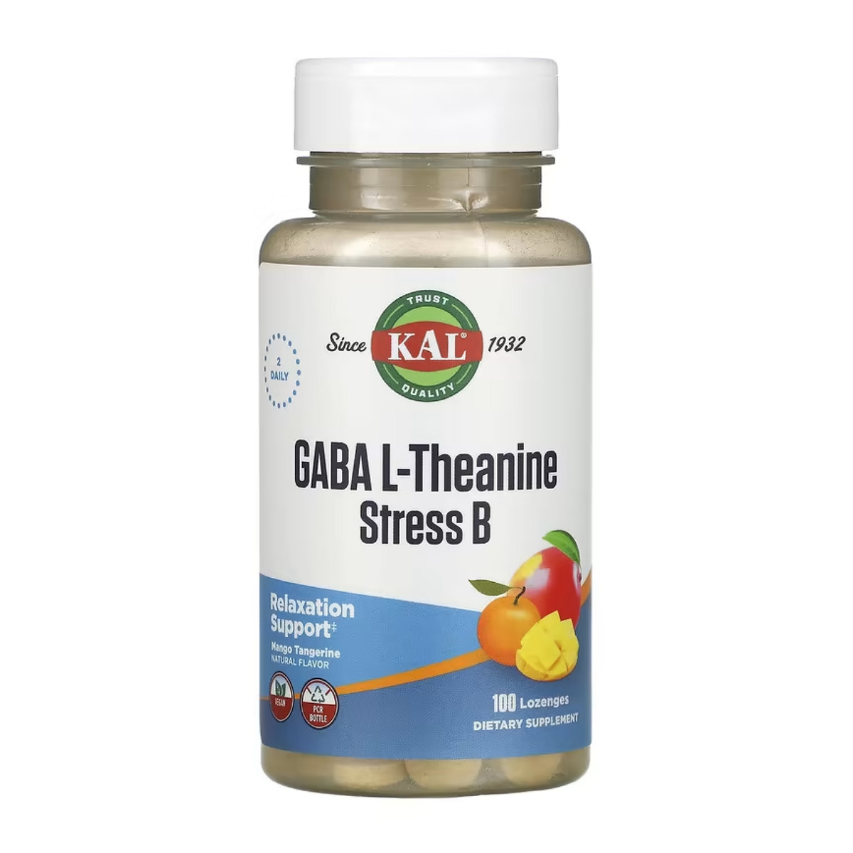 GABA L-Theanine Stress B - 100 lozenges