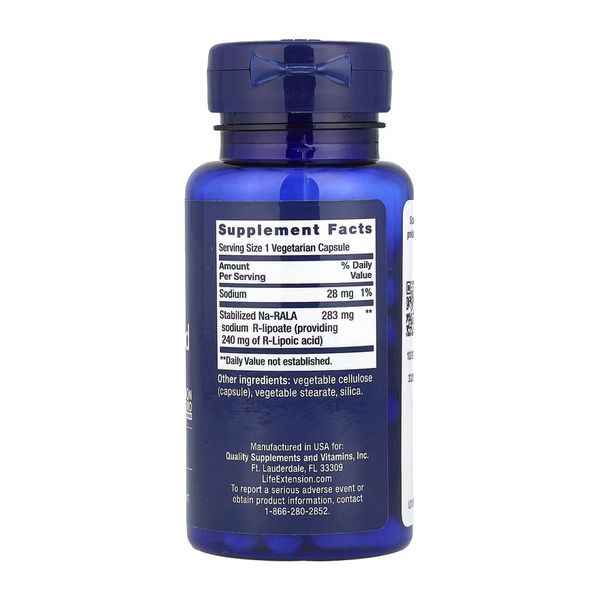 Super R-Lipoic Acid 240 mg - 60 vcaps. Фото 2