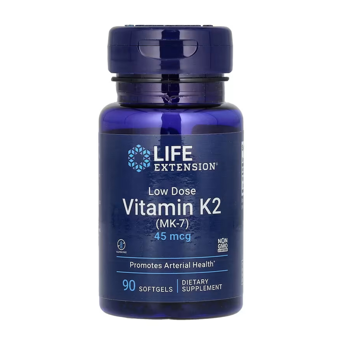 Low Dose Vitamin K2 45 mcg - 90 softgels. Фото 3