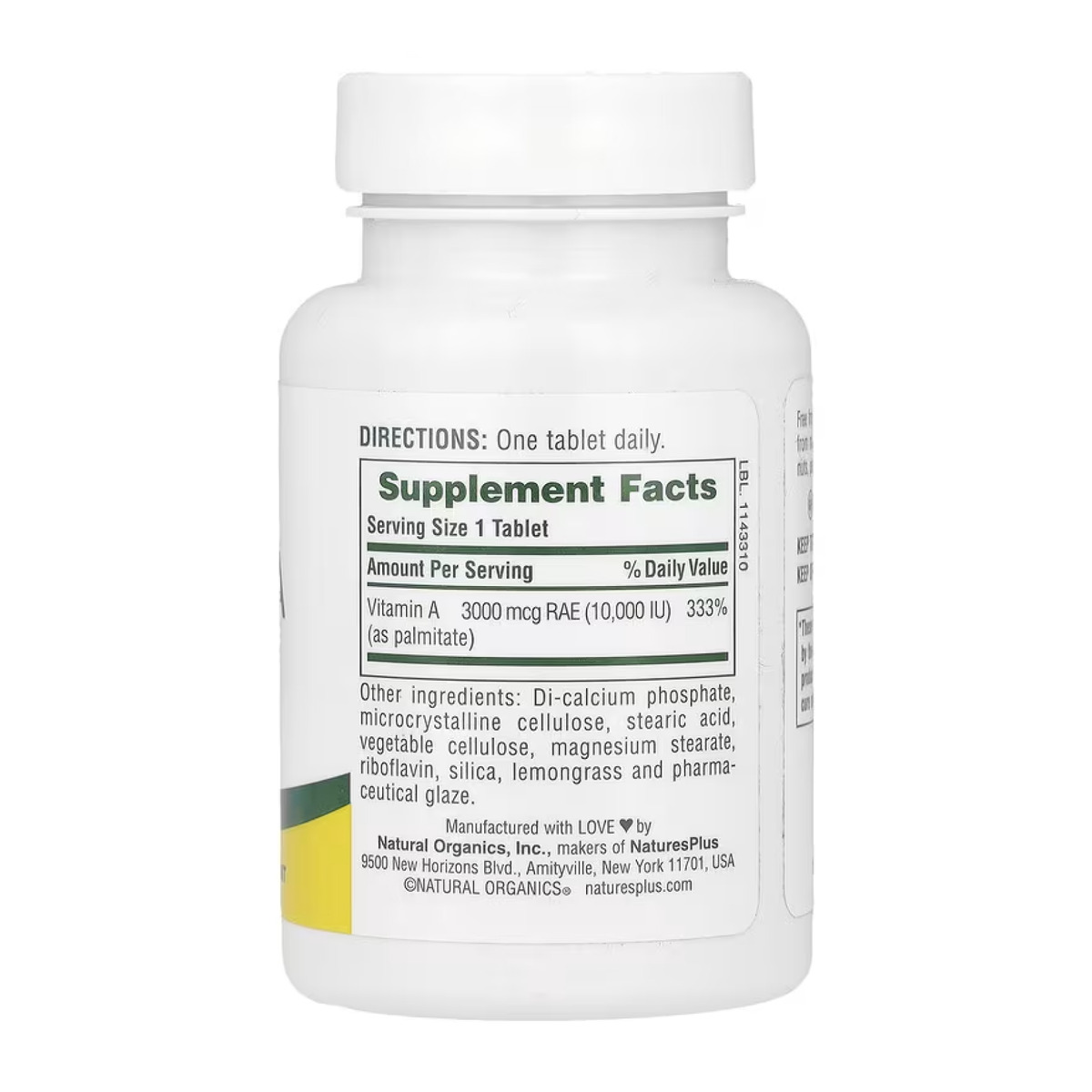 VIT A 10,000 IU Water-Dispersible - 90 tabs. Фото 4