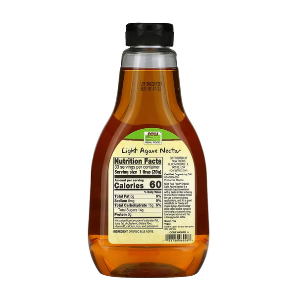 Agave Nectar Light & Organic - 660g. Фото 2