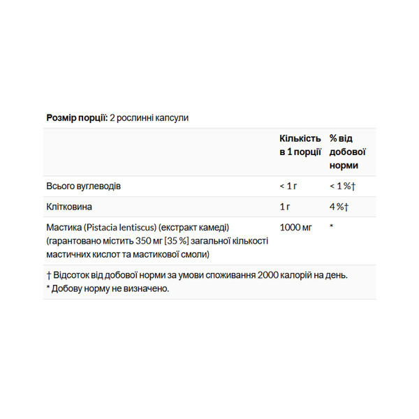 Mastic Gum Extract 500mg - 45 vcaps. Фото 4