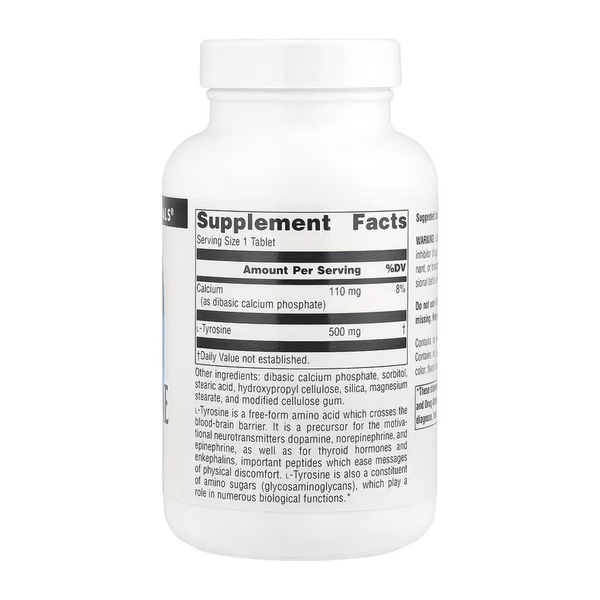 L-Tyrosine 500mg - 100 tabs. Фото 2