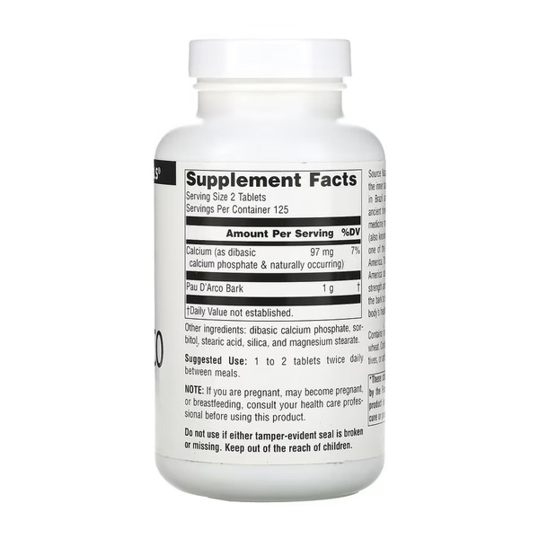 Pau D'Arco 500mg - 250 tabs. Фото 4