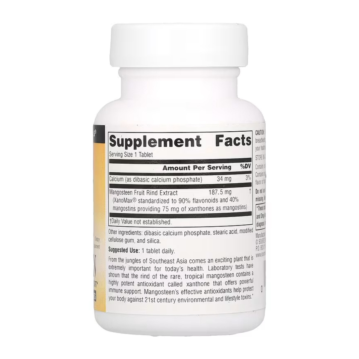 Mangosteen 75mg - 60 tabs. Фото 4