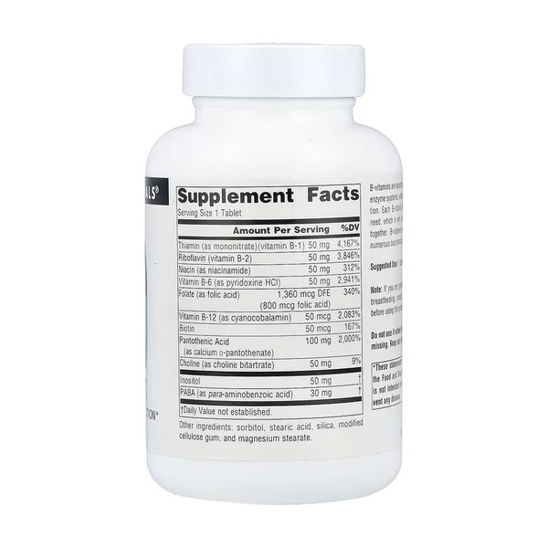 Vitamin B-50 Complex 50mg - 50 tabs. Фото 4