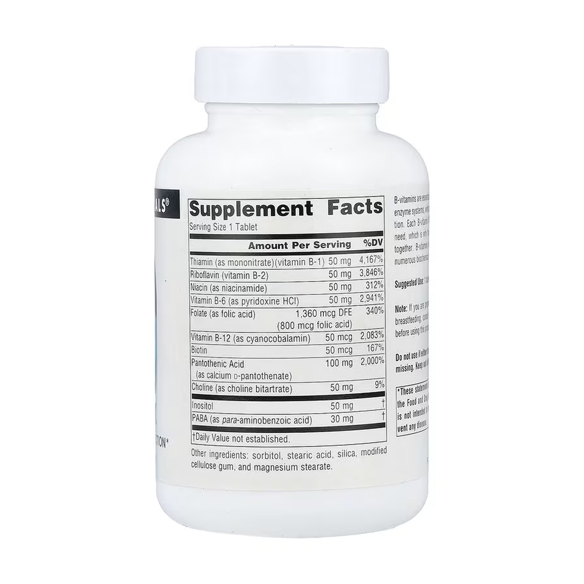 Vitamin B-50 Complex 50mg - 50 tabs. Фото 2