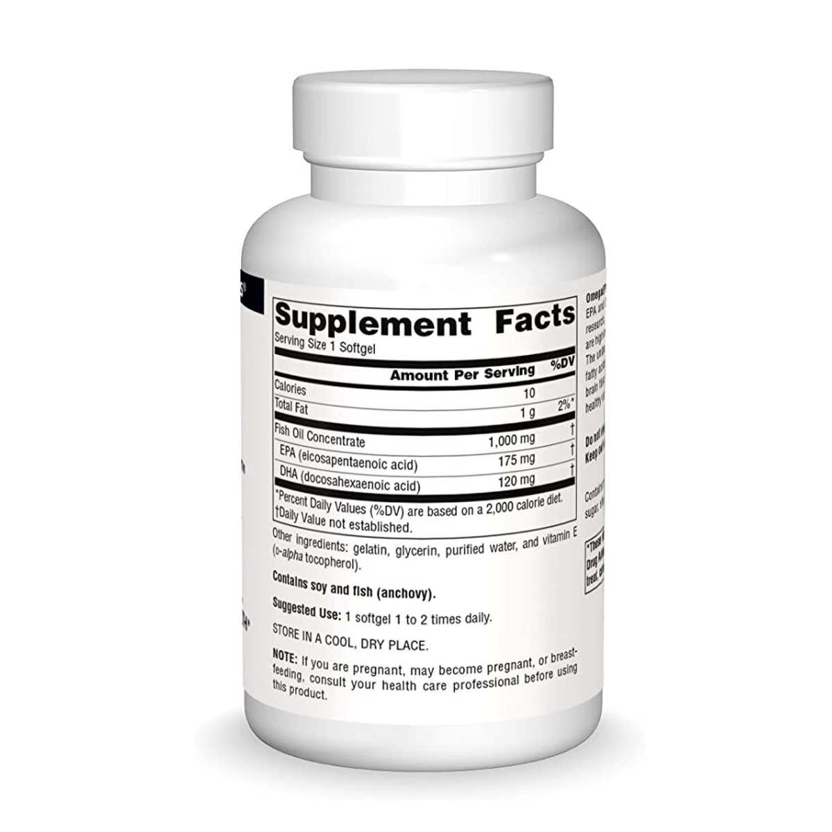 OmegaEPA™ Fish Oil 1000mg - 100 softgels. Фото 2