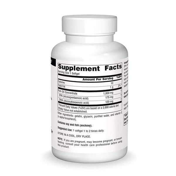 OmegaEPA™ Fish Oil 1000mg - 100 softgels. Фото 2