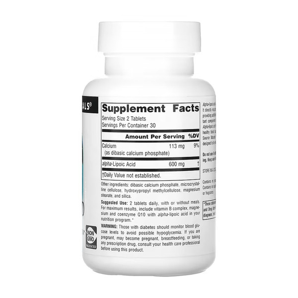 Alpha Lipoic Acid 300mg - 60 tabs. Фото 2