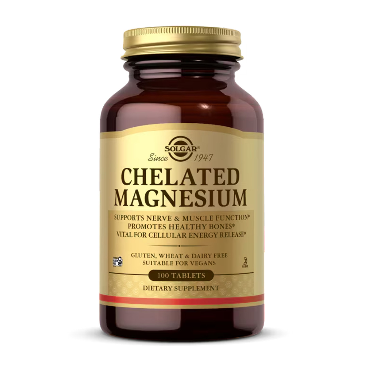 Chelated Magnesium - 100 tabs. Фото 3