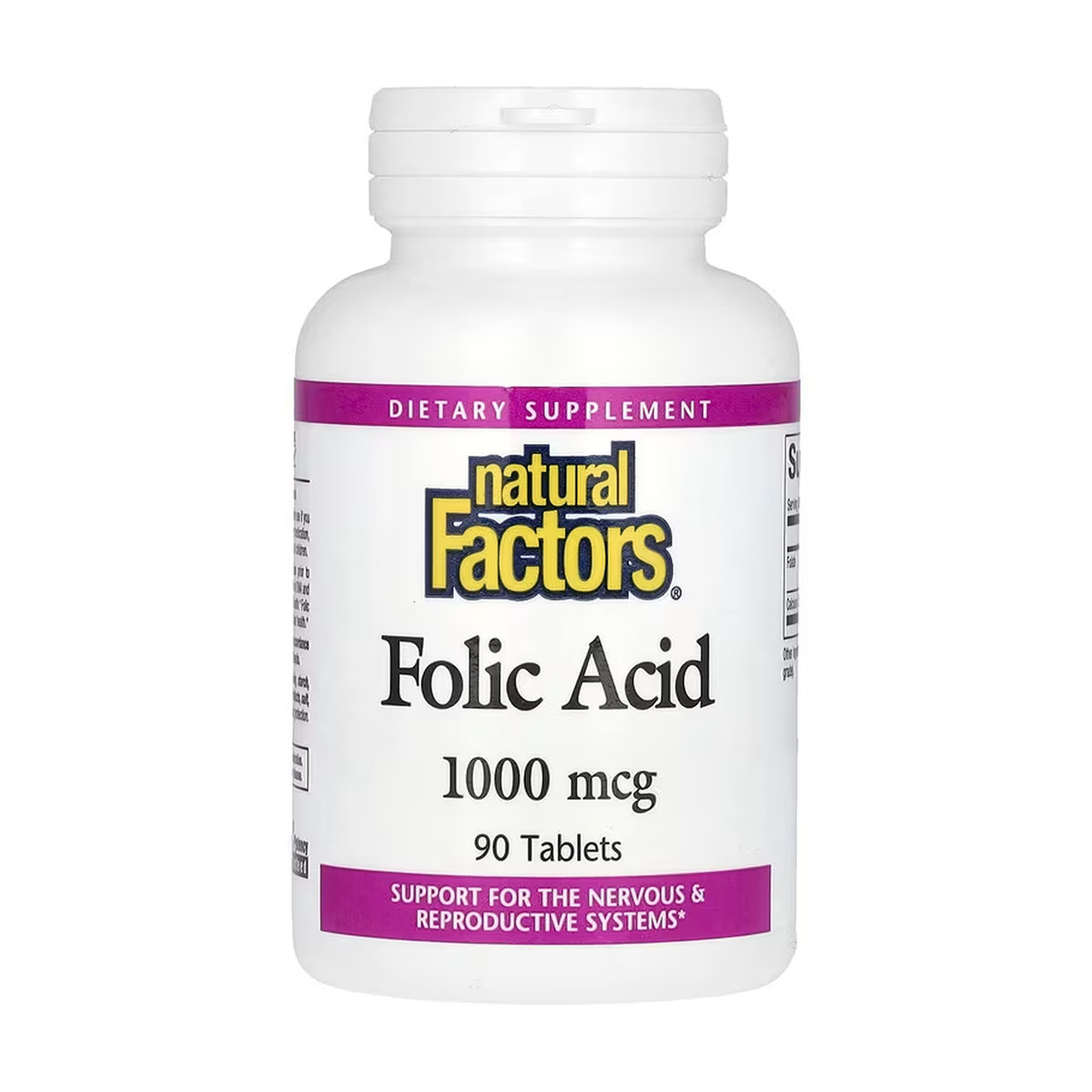 Folic Acid 1mg - 90 tabs. Фото 3
