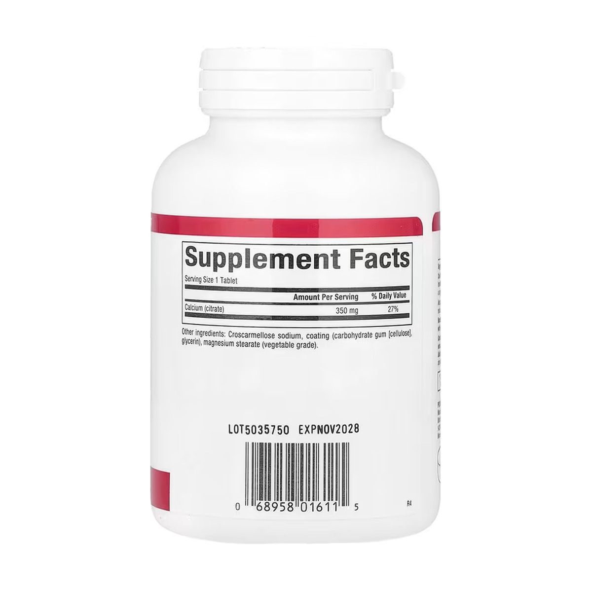 Calcium Citrate 350mg - 90 tabs. Фото 4