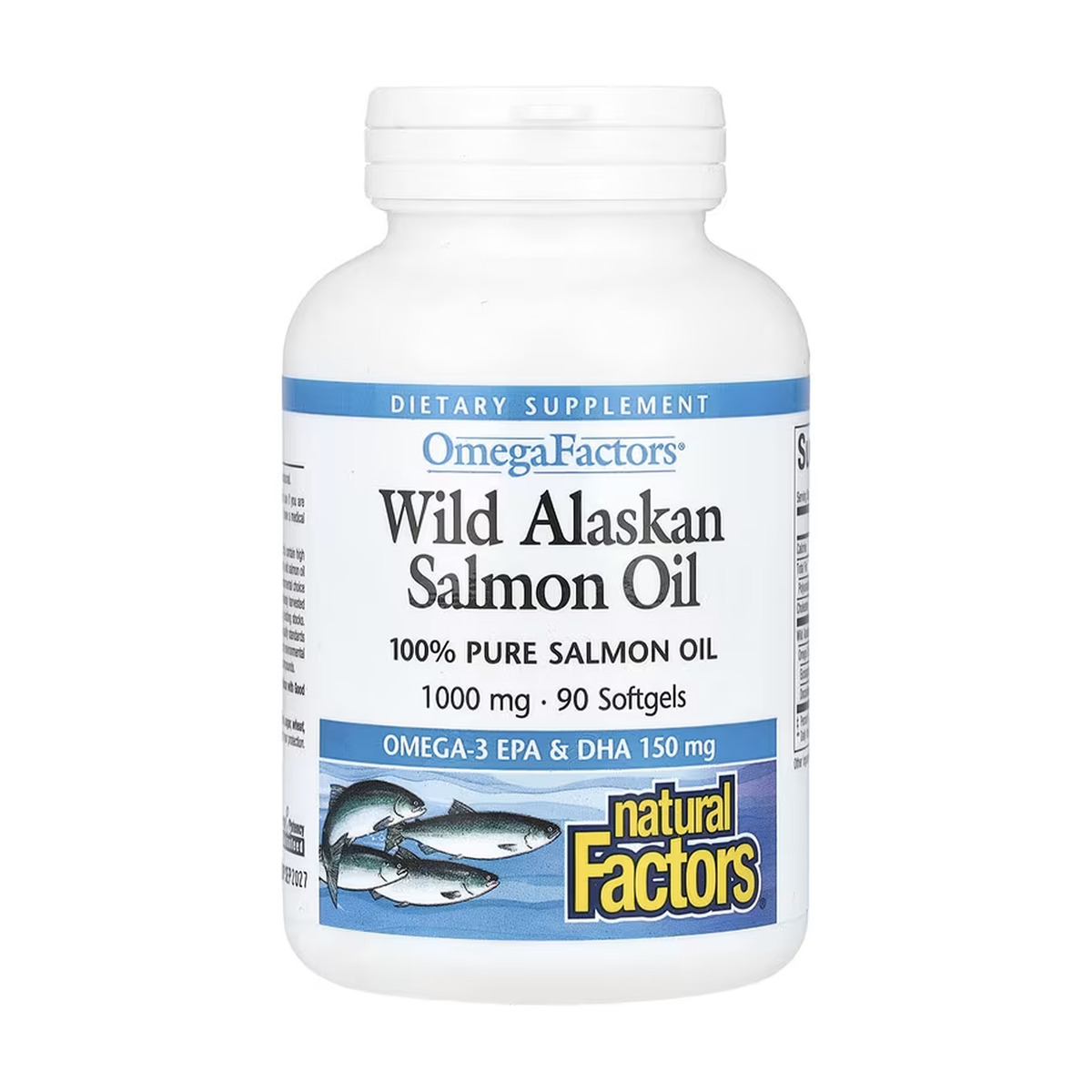 Wild Alaskan Salmon Oil 1000mg - 90 softgels. Фото 3